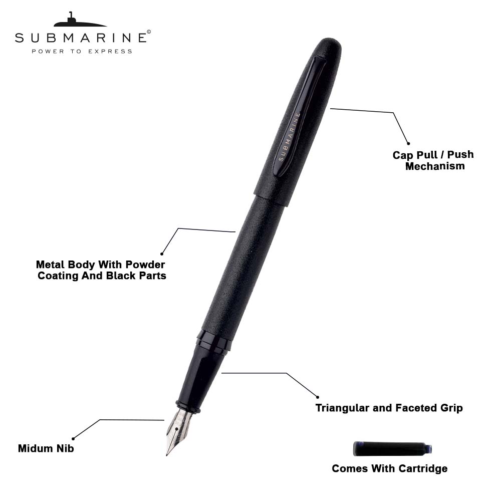 Submarine Metal fountain pen 919