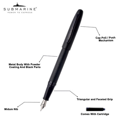 Submarine Metal fountain pen 919